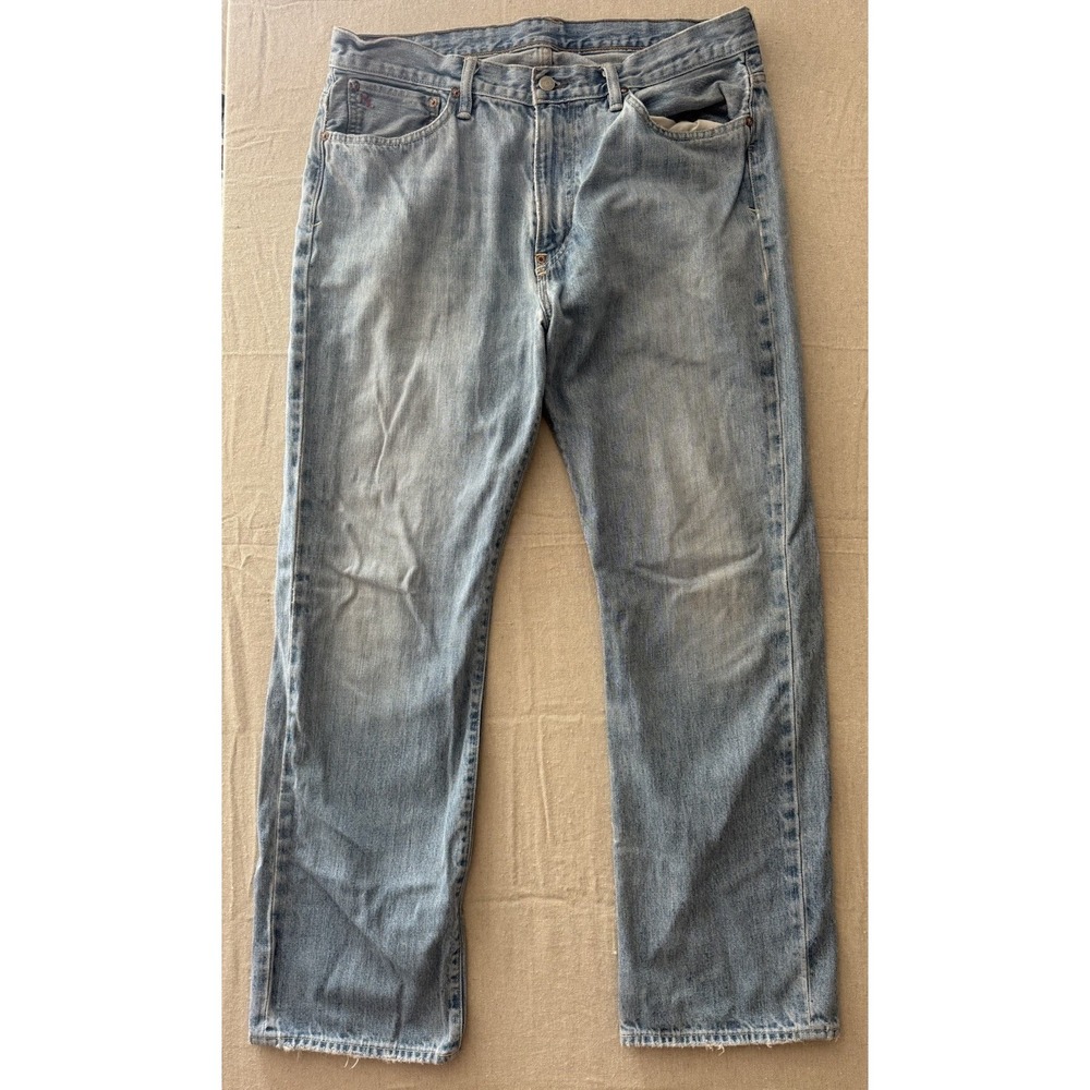 Vintage Polo Ralph Lauren Jeans 35x32 Light Wash
